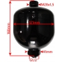 HYDROAKUMULATOR PODWÓJNY 0,75L Z ELEKTROZAWOREM NC 24V